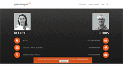 Desktop Screenshot of prenninger.com